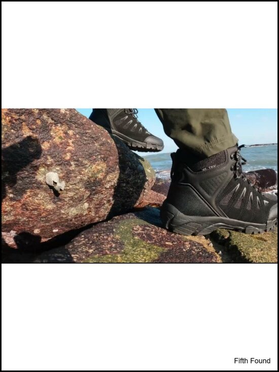 Men\'s Waterproof Hiking Boots Non-Slip Lightweight Mid Top Ankle Boot main image 5